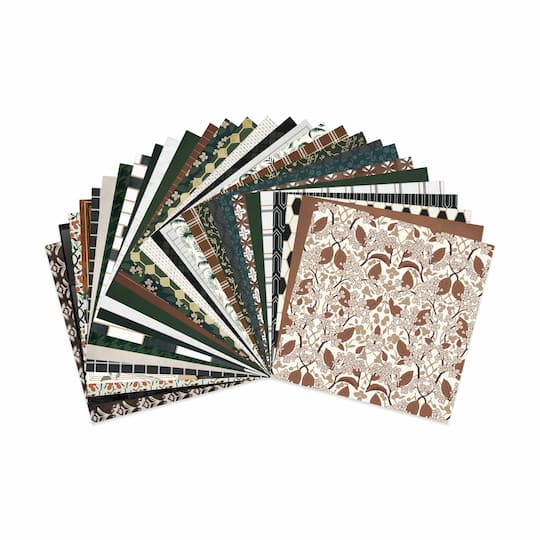 12" x 12" Preppy Park Paper Pad by Recollections™, 58 Sheets
